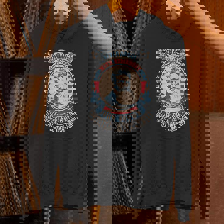 ジョン・ブラウンがヴィンテージを撃っただろう誰かと決して議論しないでください 長袖tシャツ パーカー