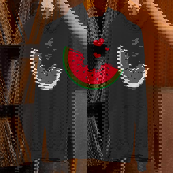 スイカ スライス メロン 夏休み シーズン フルーツ愛好家 パーカー