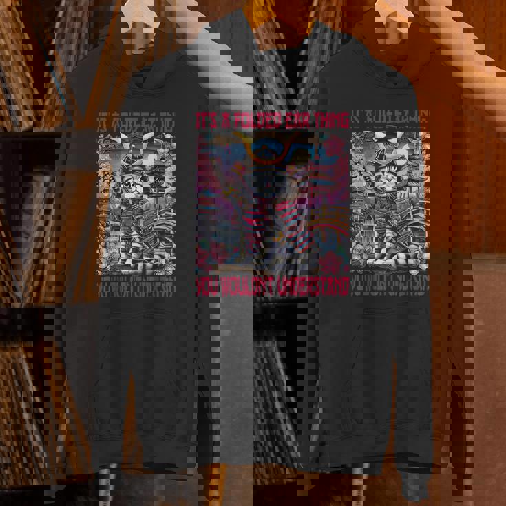 スコティッシュフォールド 耳 折れ 侍風景 パーカー