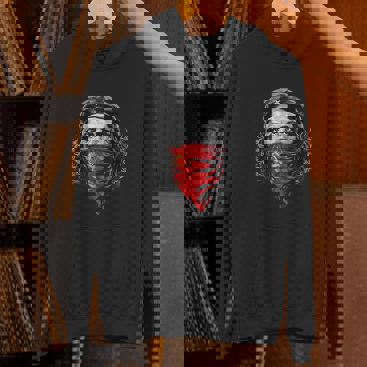 チェゲバラソビエトハンマーと鎌 レッドバンダナ パーカー