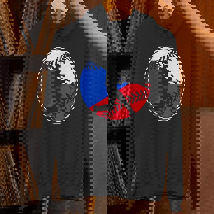 チェコ国旗 野球ヒッター チェコ国旗 パーカー