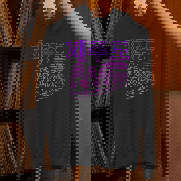 チェジュ島 韓国 ドルハリューバン 像 パーカー