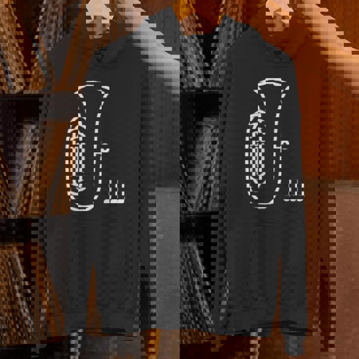 チューバ 楽器 吹奏楽 オーケストラ シンプル 音楽 パーカー