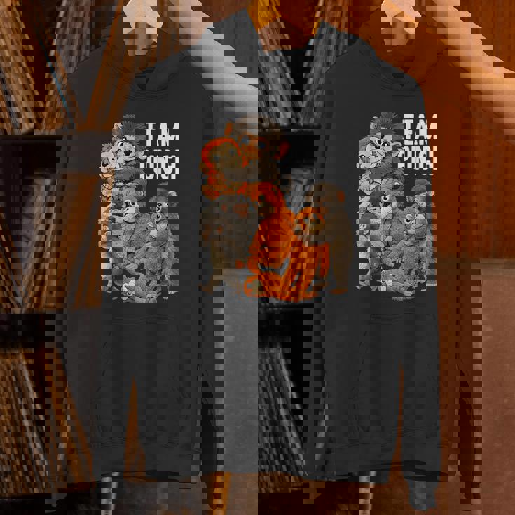 チームパンチ パンチくん 日本 赤ちゃん 猿 かわいい パーカー