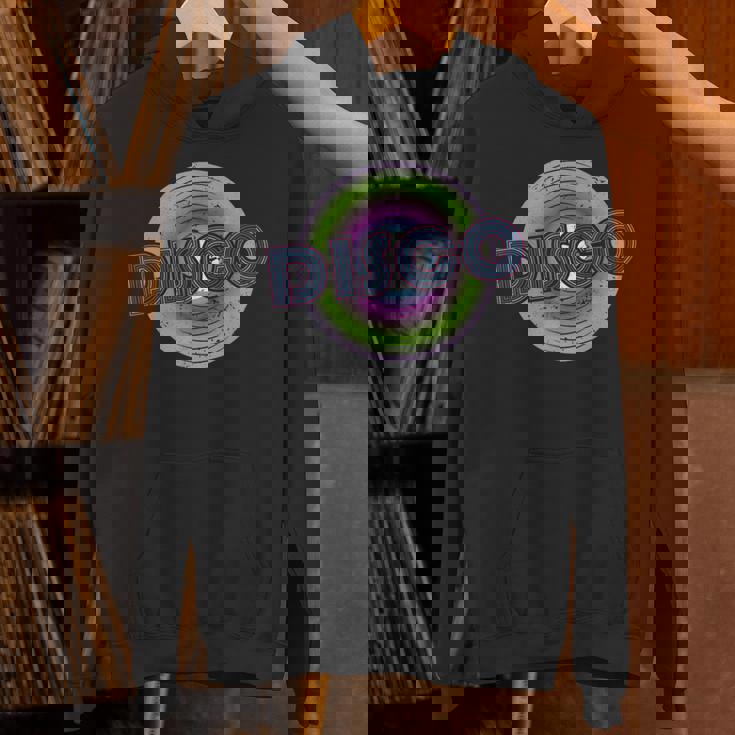 ディスコビニールレコード パーカー