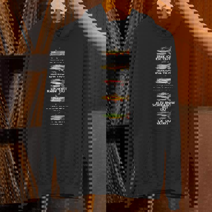 トラウトの種類 魚種おかしな釣り パーカー