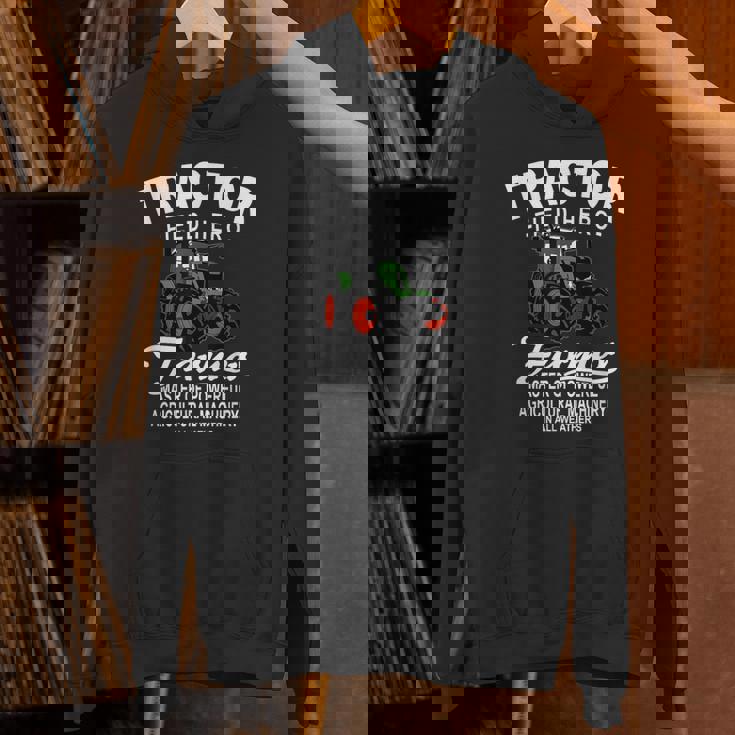 トラクター、トラクター、トラクター、農業 パーカー