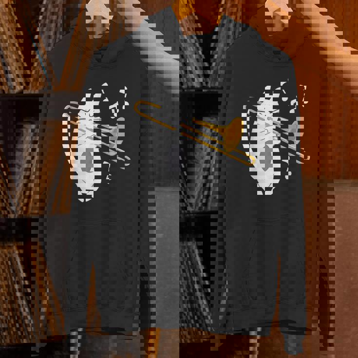 トロンボーン奏者 猫 トロンボーン奏者 音楽好き パーカー