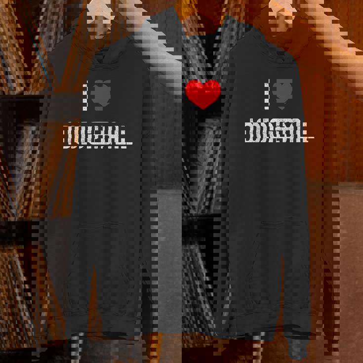 ドッジボール スポーツが大好き 面白いドッジボール愛好家 パーカー