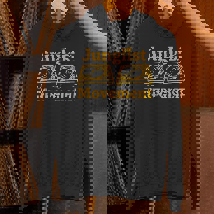 ドラムンベース レイバー ジャンクリスト ムーブメント Dj ターンテーブル アート デザイン パーカー