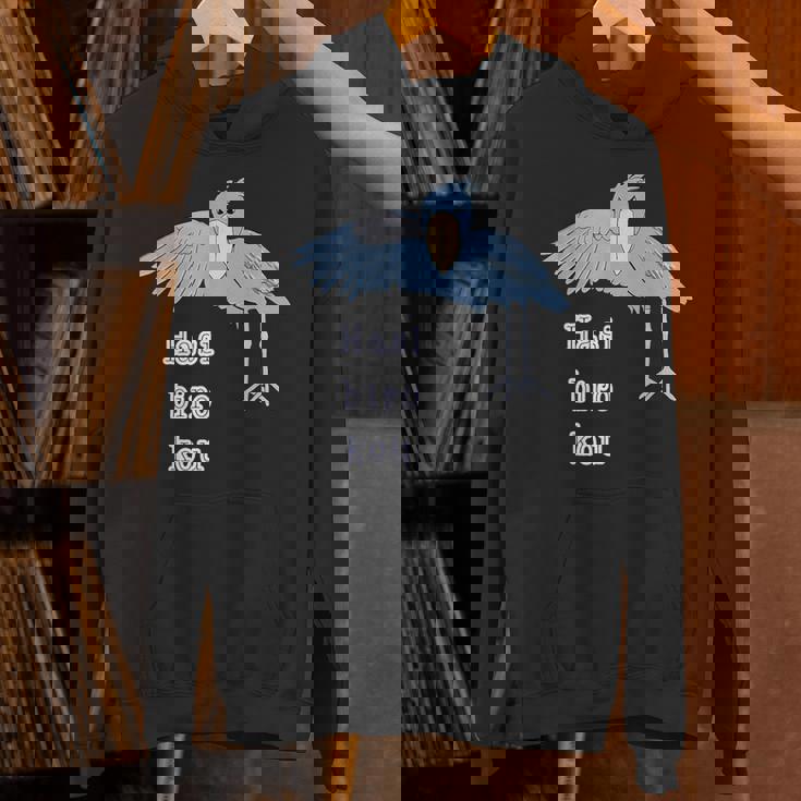 ハシビロコウさん 『ウェルカム』どうぶつフレンズ 動物園の生き物 大きな鳥 パーカー