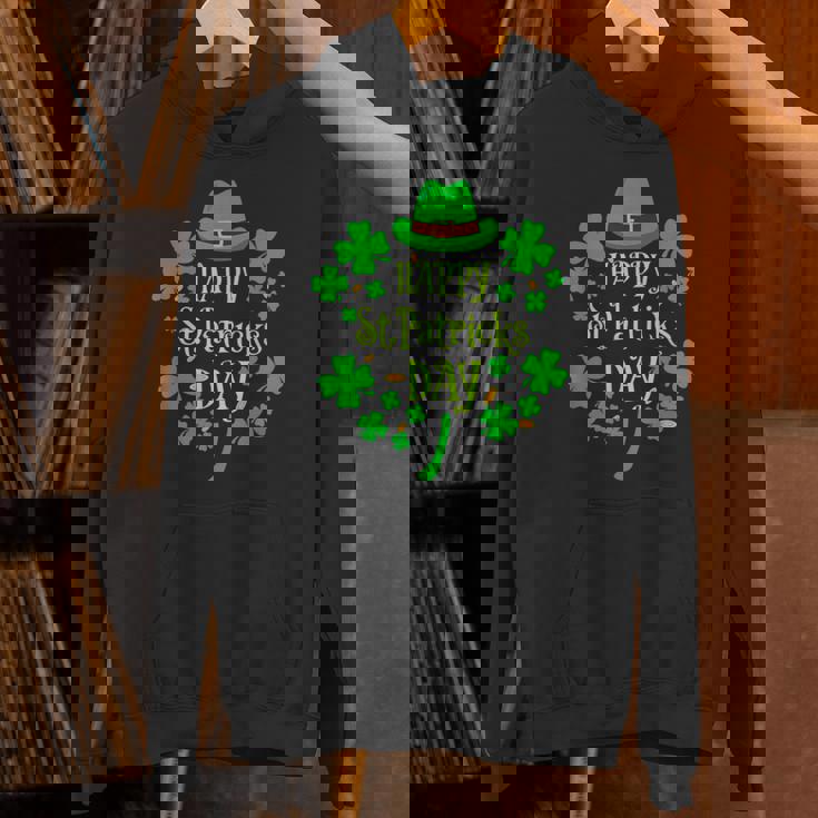 ハッピーセントパトリックデー レプラコーン コスチューム シャムロック キッズ ファミリー パーカー