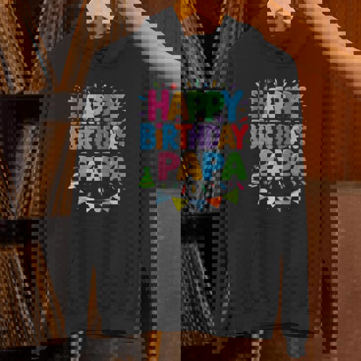 ハッピーバースデーパパはパパの誕生日 長袖tシャツ パーカー