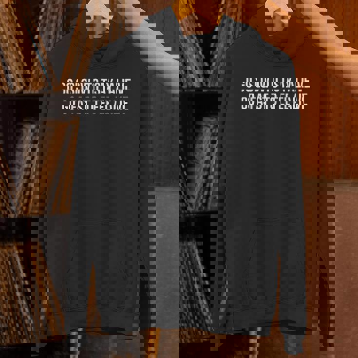 バイカーやスピードファンのための「Golow Go Fast」 パーカー