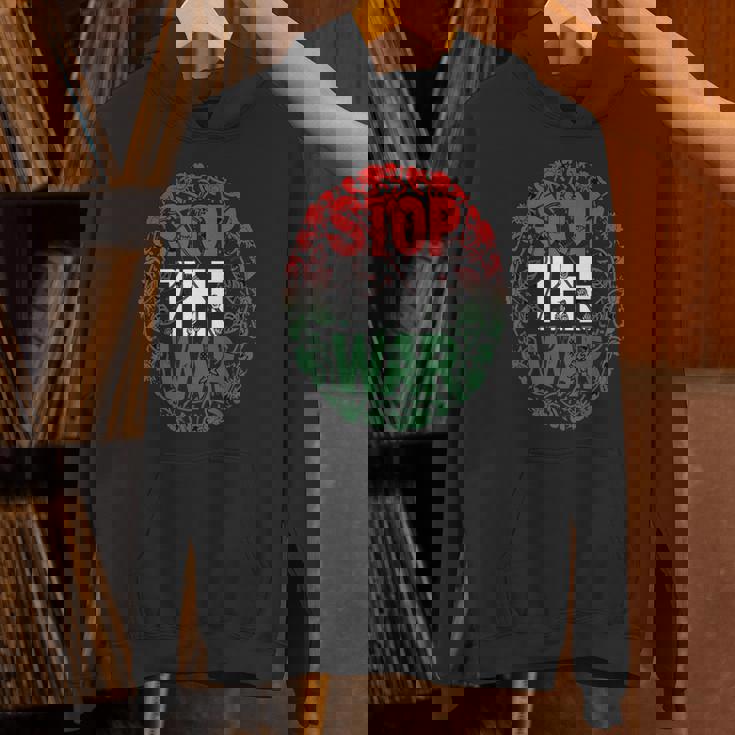 パレスチナ国旗 アラビア語タイポグラフィ パレスチナ国旗 長袖tシャツ パーカー