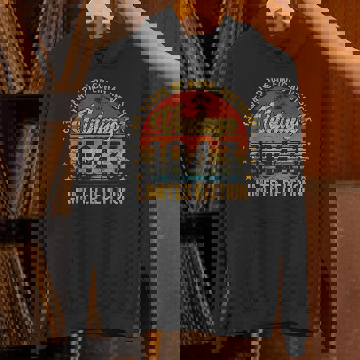 ビンテージ 83 誕生日デコレーション メンズ 83歳 1943 83歳の誕生日 パーカー