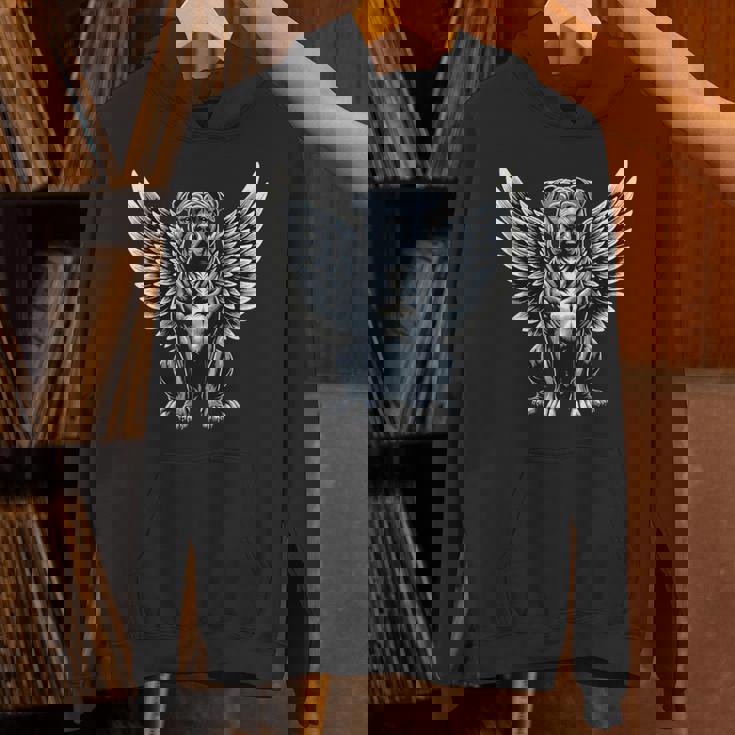 ピットブル 天使 犬 翼 動物 ペット メモリアル。 パーカー