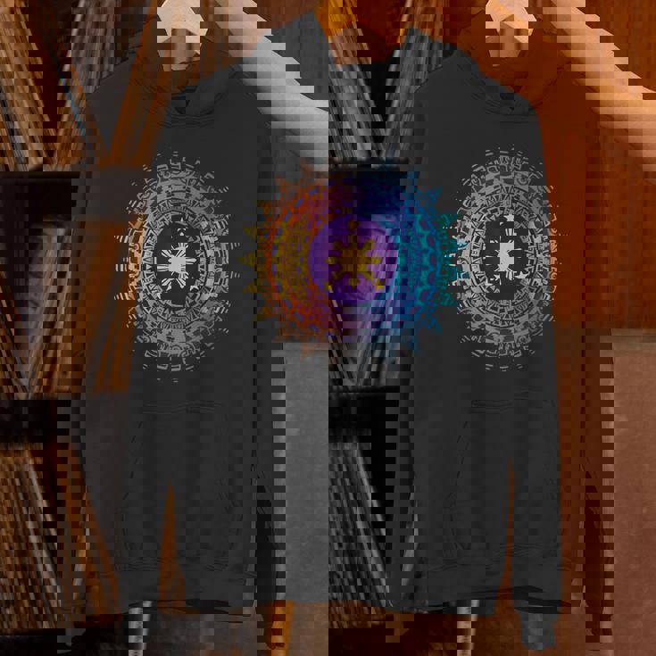 フィリピンの遺産 ヴィンテージ フィリピン国旗 アート ピース パーカー