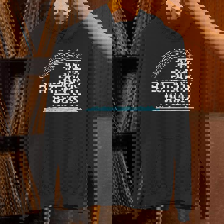 フリーバックバタフライブレストスイムストロークスイムチームライト パーカー