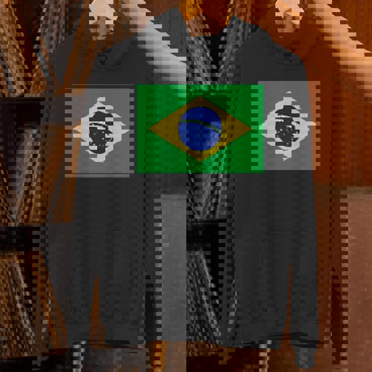 ブラジル レディース メンズ キッズ 左胸 ブラジル国旗 パーカー