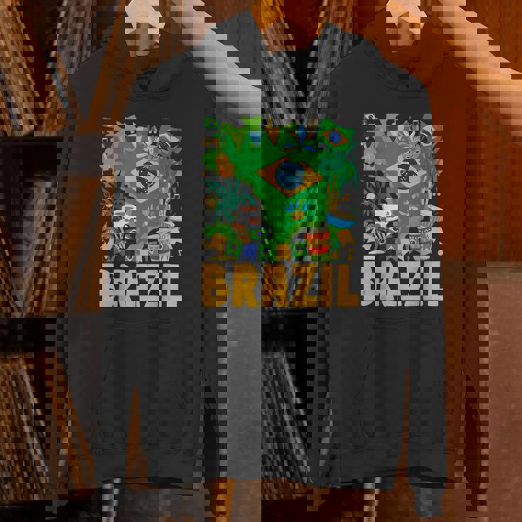 ブラジル国旗衣装のアイデア ブラジル&ブラジルの国旗 パーカー