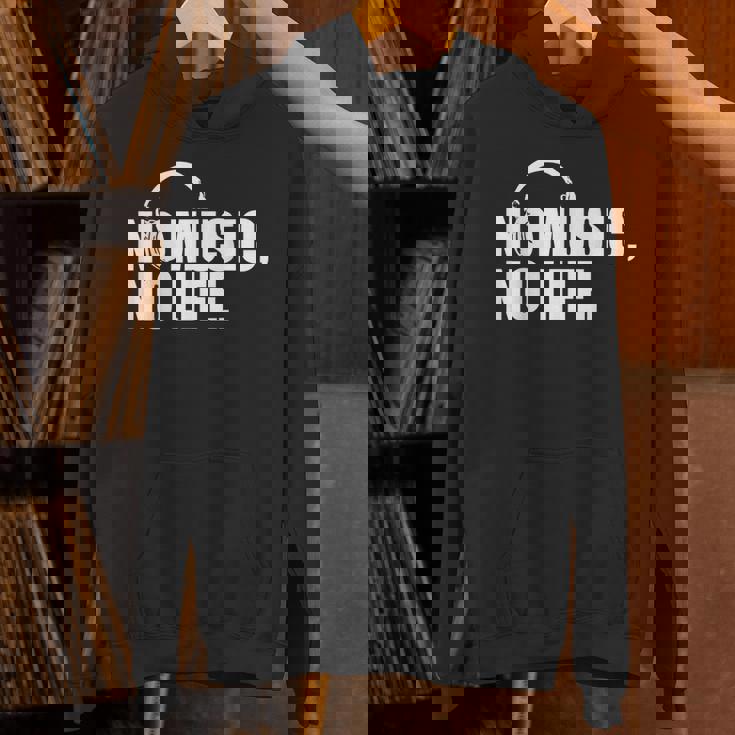 ヘッドホン No Music No Life Music Lover パーカー