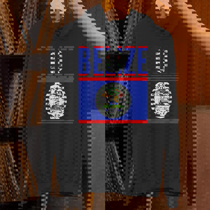 ベリーズ ベリーズの国旗 パーカー