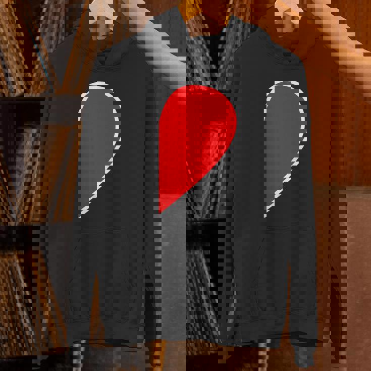 ペア ハート 親子 恋人（Right 右）（ビューティフルライフ）半分 コーデ リンク ルック かわいい パーカー