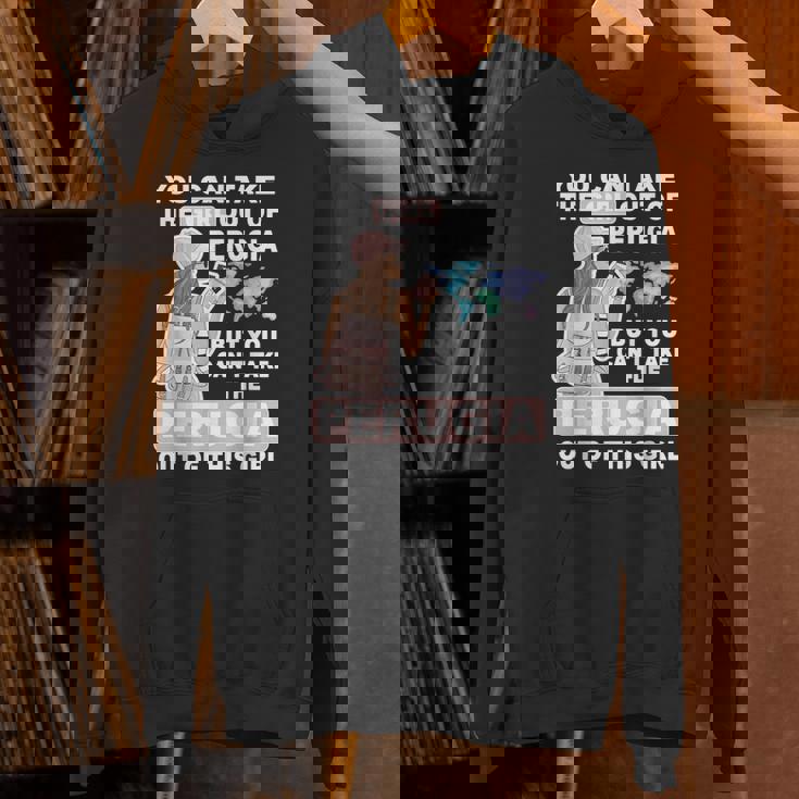 ペルージャシティのクールな少女 誇り高きペルージャガール パーカー