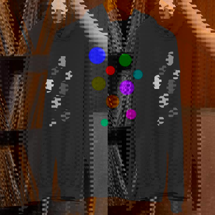 ポップ Dots カラフルドット 水玉【Pop】模様プリント アート おしゃれ パーカー