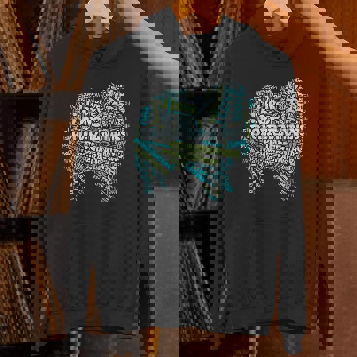 ポメラニアンが大好き-Word Cloud Pomeranians 犬ティー A パーカー