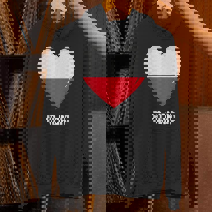 ポーランド国旗シャツ パーカー