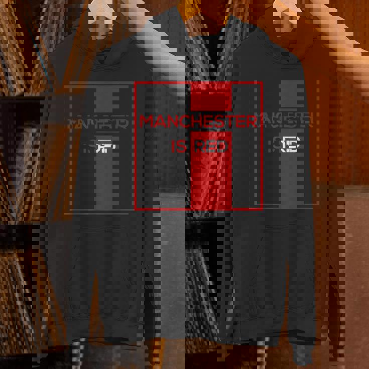 マンチェスター・イズ・レッド・ファニー・ユナイテッド・フットボール・サポーター パーカー