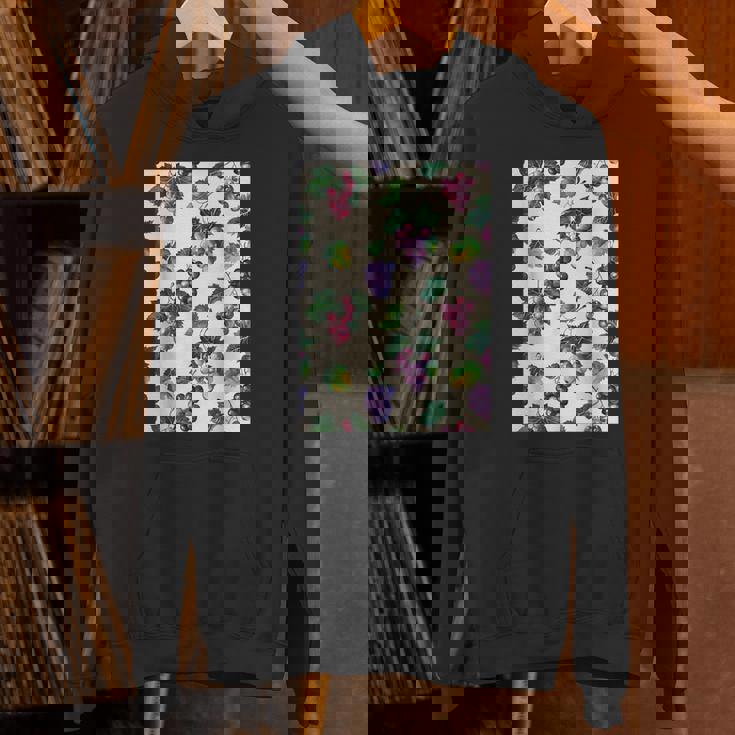 ミニマリストのブドウ柄アート。 パーカー