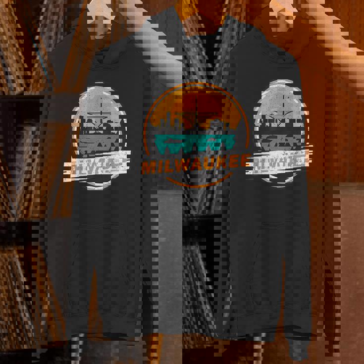 ミルウォーキー スカイライン ランドマーク ミルウォーキー ベイ ヴィンテージ パーカー