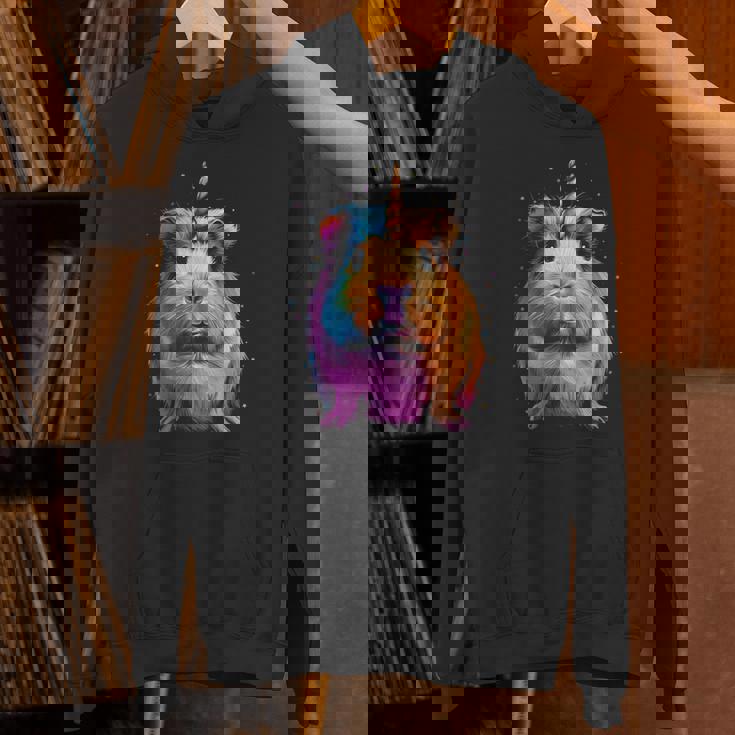 モルモット ユニコーン ギニコーン 面白い ペット モルモット好き 長袖tシャツ パーカー