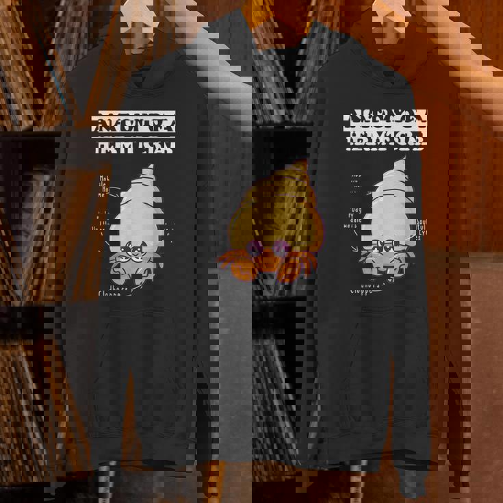 ヤドカリの解剖学 面白い カワイイ ヤドカリ チビ パーカー