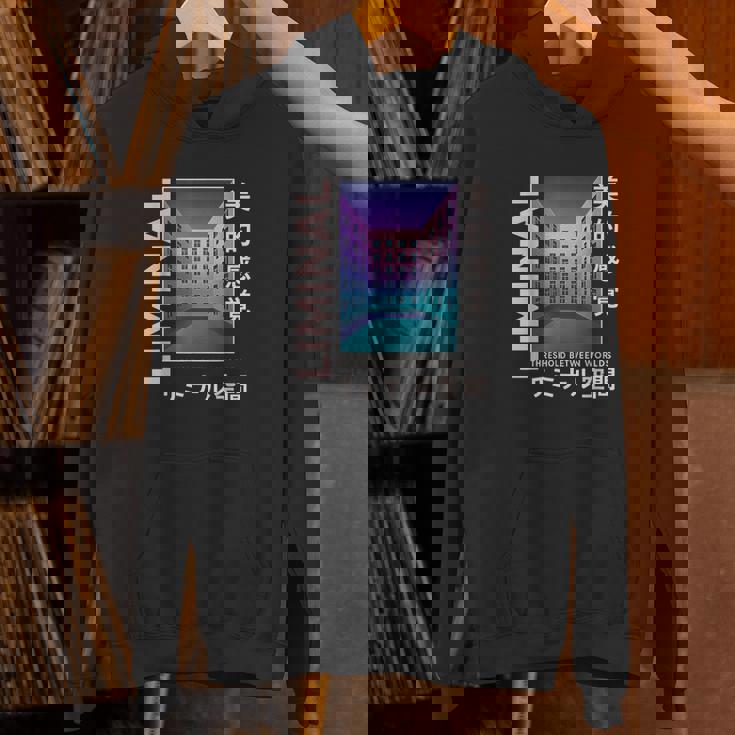 リミナルスペース 美的感覚 日本美的バイブデザイン パーカー