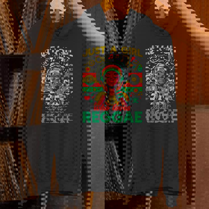 レゲエが大好きな少女 ジャマイカ音楽 おもしろラスタ パーカー