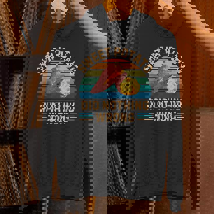 レトロ サツマイモ Did Nothing Wrong ヴィンテージ サツマイモ パーカー