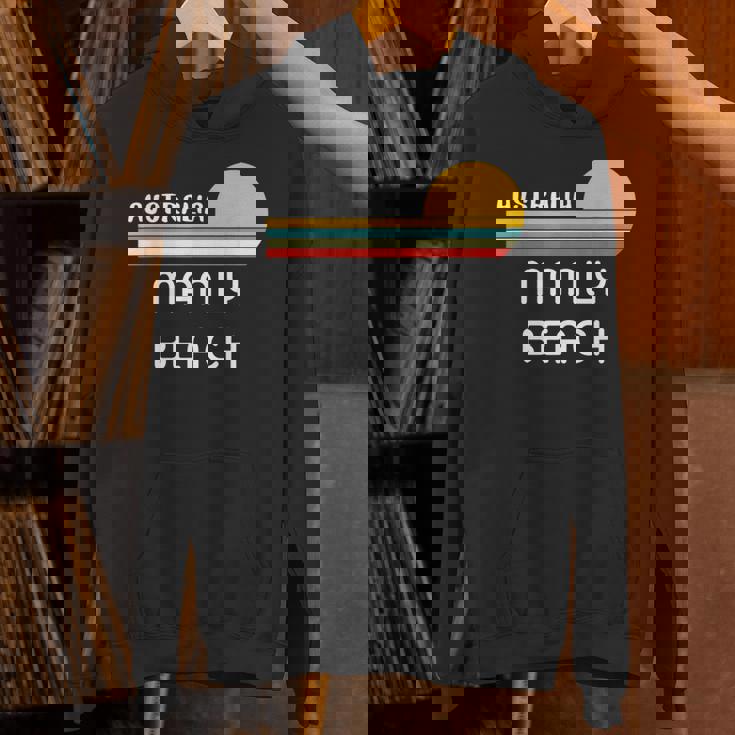 レトロ マンリービーチ オリジナル オーストラリア ヴィンテージ 70年代サンセット アート パーカー