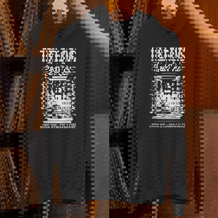 レトロ 疲れたママ ブッククラブ 本っぽい Booktrovert パーカー