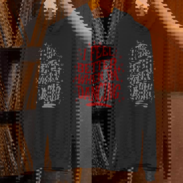 レトロダンスの名言を踊ると気分が良くなる パーカー