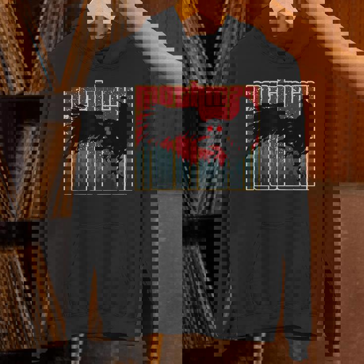 レトロモスマン-オリジナルのウェストバージニアクリプティッドアートワーク パーカー