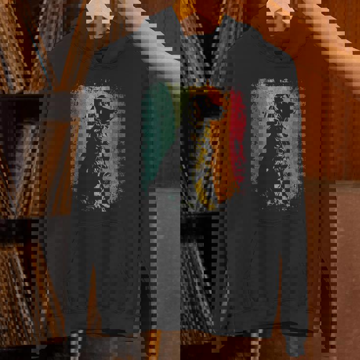 レトロヴィンテージドッグデザインイングリッシュコッカースパニエル パーカー