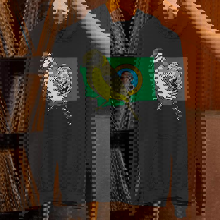 ワシントン州旗 ゴールドフィンチ 鳥 パーカー