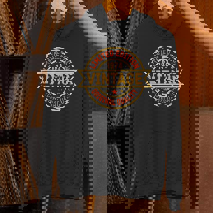 ヴィンテージ 1974 メンズ 限定版 Bday 1974 誕生日 パーカー