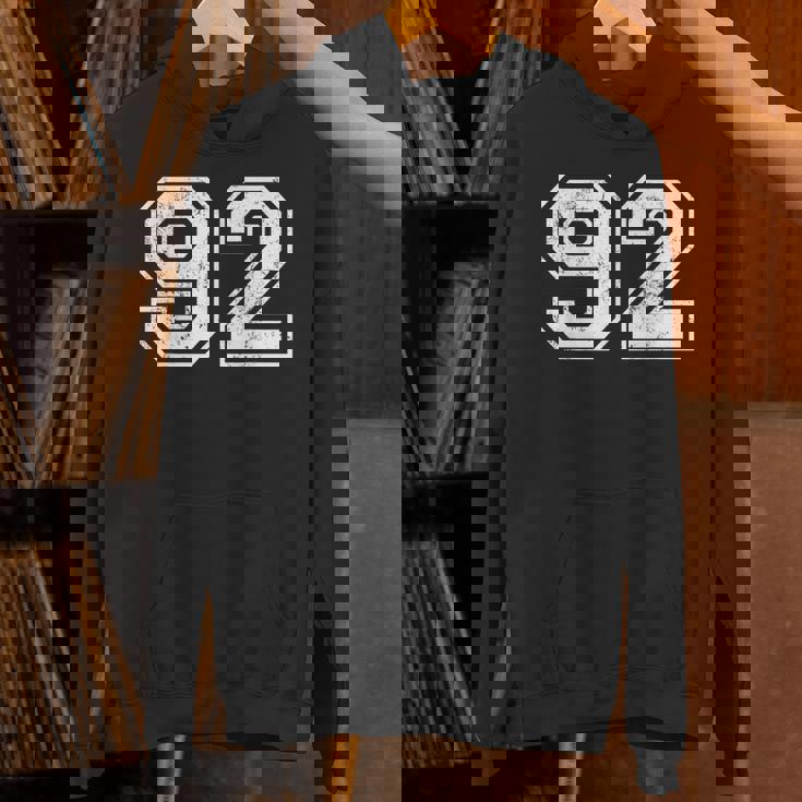 ヴィンテージ スポーツ 数字 92 九十二 パーカー