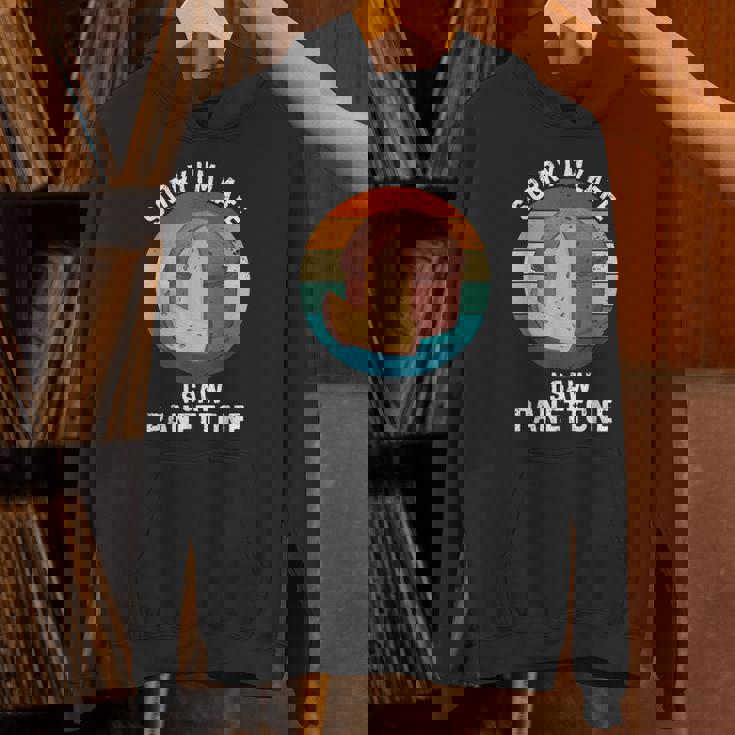 ヴィンテージ パネトーネorry I'm Late Iaw Panettone Food Lover パーカー