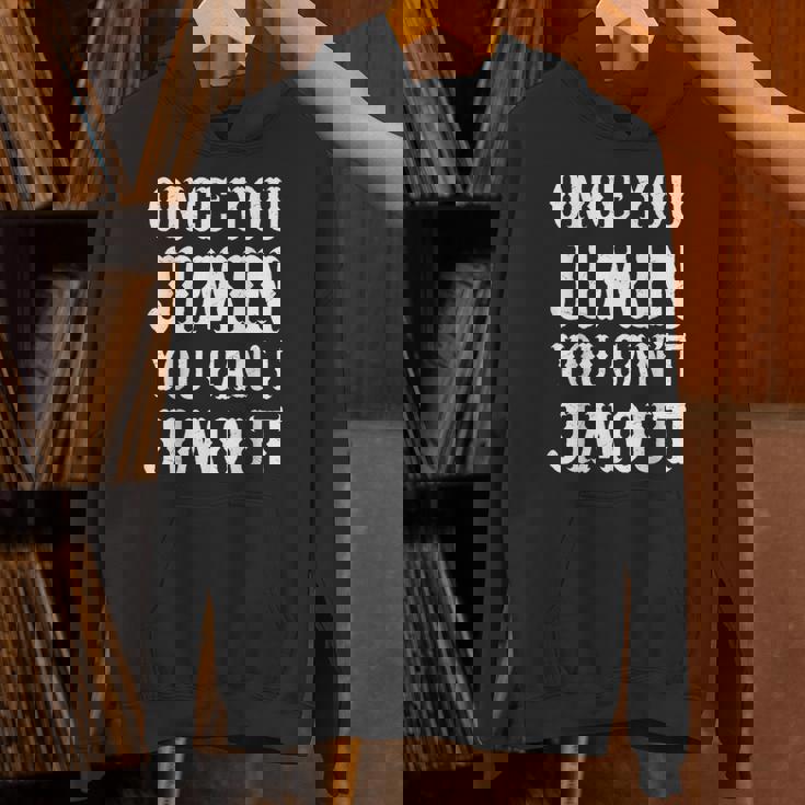 一度ジミンしたら、ジミンアウトはできない パーカー